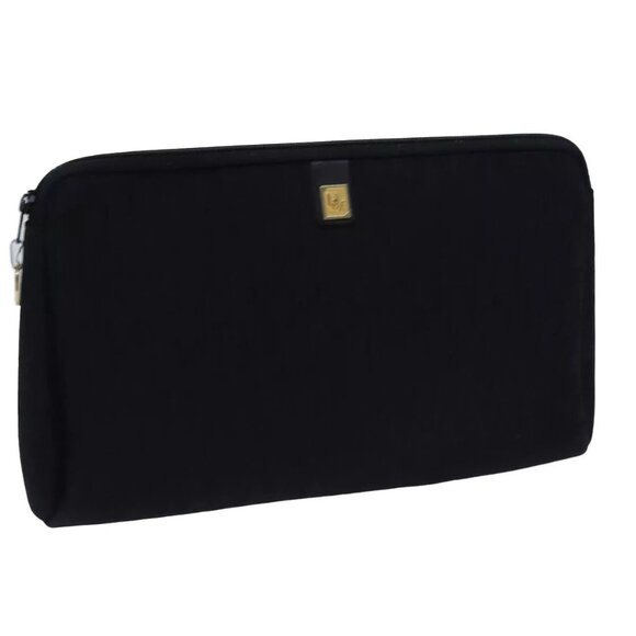 Christian Dior Trotter Canvas Clutch Bag Black - Picture 1 of 16